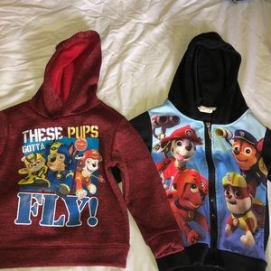 2 boy Paw Patrol jackets